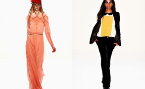 Rebekka Ruétz auf der Mercedes Benz Fashion Week in Berlin