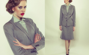 Damenmode des 20. Jahrhundert – 1940er-Jahre – schlichte Eleganz