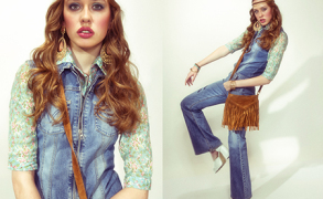 Damenmode des 20. Jahrhundert – 1970er-Jahre – Flower Power