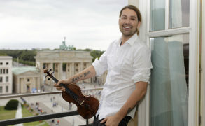 Showankündigung David Garrett mit Band und der Neuen Philharmonie Frankfurt – in Zürich