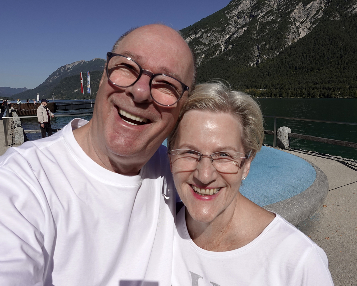 Gemeinsamer Urlaubsmoment am Achensee